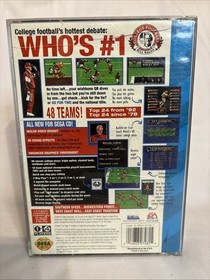 Bill Walsh College Football (Sega CD, 1993) Nice copy!