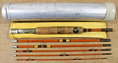 Eagle Claw Trailmaster Fly Fishing Pack Rod 6' 9'' Line Size 7 M6TMF USA Vintage