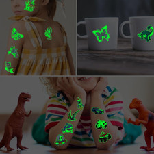 300 Styles Glow in the Dark Tattoos for Kids, 36 Sheets Mixed Styles Luminous...