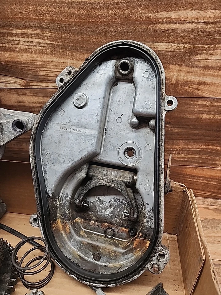 1991 Polaris Indy Trail 500 Snowmobile conjunto de caixa de corrente reversa - Imagem 2 de 4