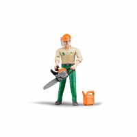 Bruder Bworld Forstarbeiter Mit ZubehöR Spielfigur Spiel Figur Modell Spielzeug