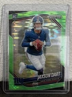 2025 Panini Prizm - Rookies Jaxson Dart #332 Neon Green Pulsar Prizm (RC)