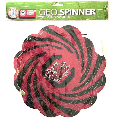 South Carolina Gamecocks 10 Inch NCAA Yard Garden Hanging Wind Spinner