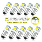10Pcs BRIGHT White 12V LED Instrument Panel Dash BA9S 1815 Light Bulb For Chevy