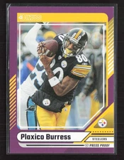 2024 Donruss #88 Plaxico Burress Press Proof Purple Pittsburgh Steelers (S)