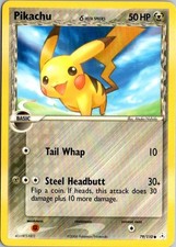 PIKACHU Δ 79/110 COMMON HOLON PHANTOMS POKEMON LP on eBay