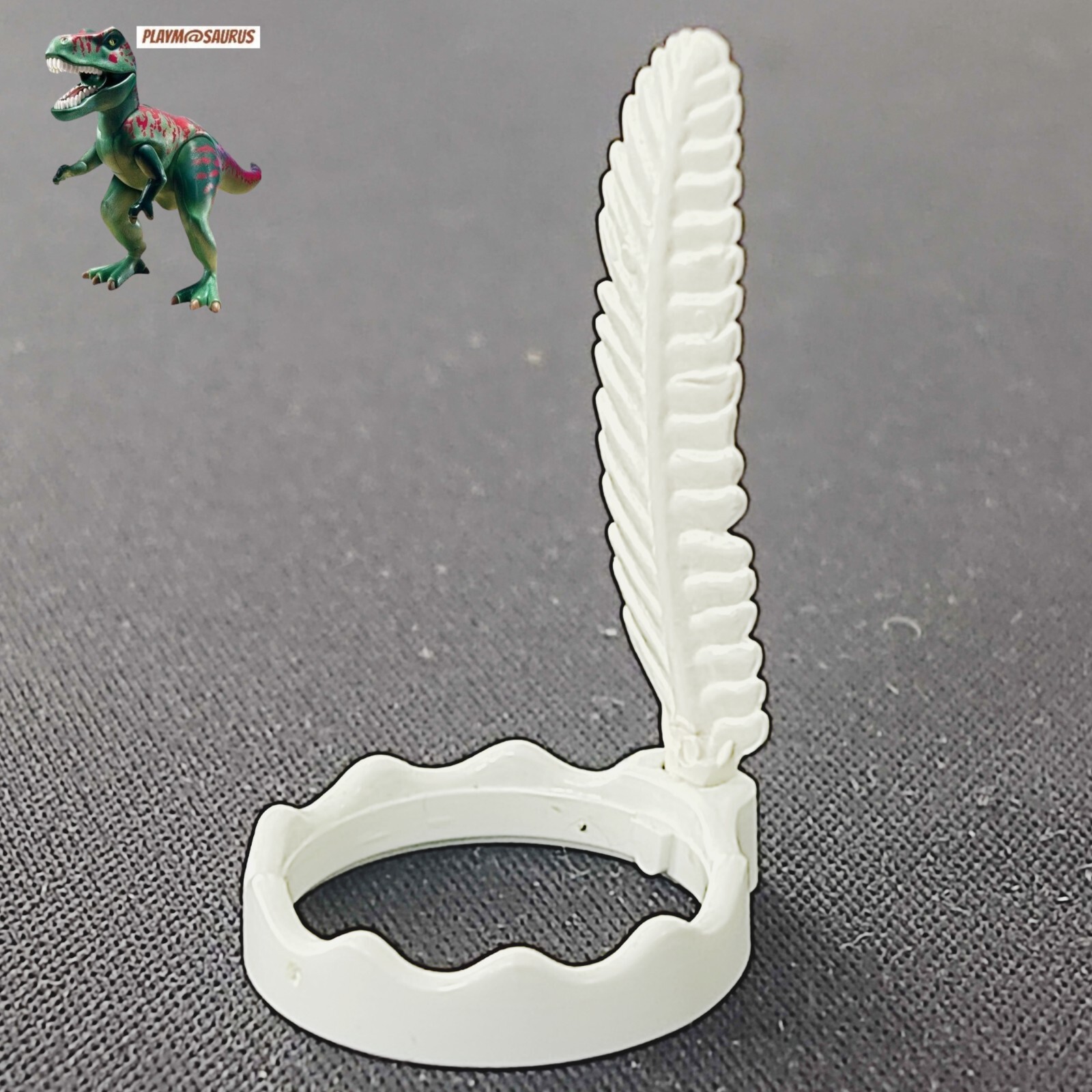 Playmobil antigua diadema blanca con pluma para indio-serie color-cinta cabeza