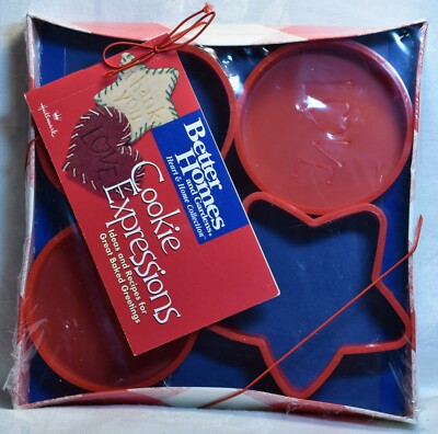Hallmark Better Homes & Gardens Cookie Expressions Kit Cookie Cutters & Recipes