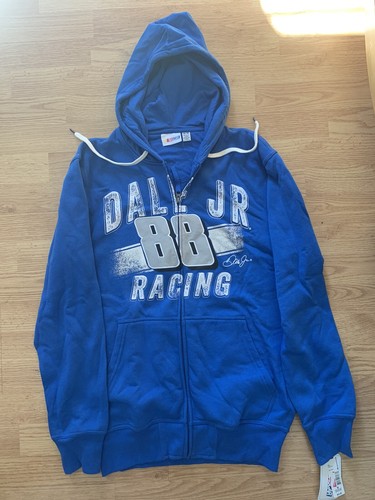 Nascar Racing Mens Blue Dale Earnhardt Jr #88 Zip Front Hoodie ๐ฅ NWT๐ - Picture 2 of 7