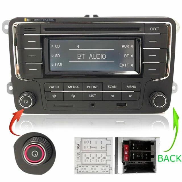 Autoradios Golf para coches reproductor MP3