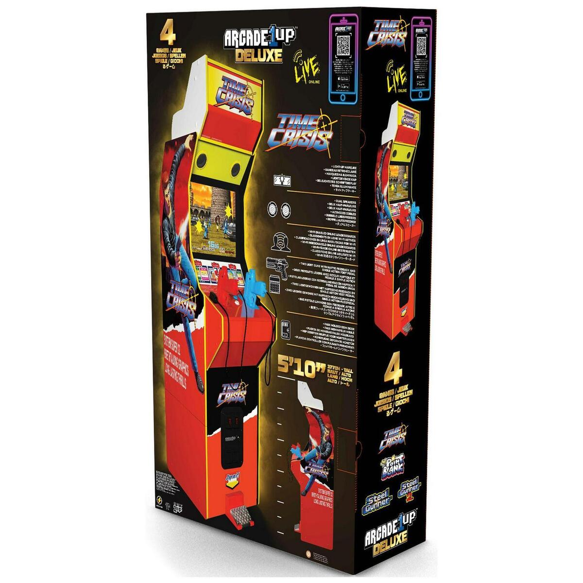 Arcade1up Time Crisis Deluxe Arcade Machine 4-IN-1 Game | eBay Arcade1up Time Crisis Deluxe Arcade Machine 4-IN-1 Game | eBay