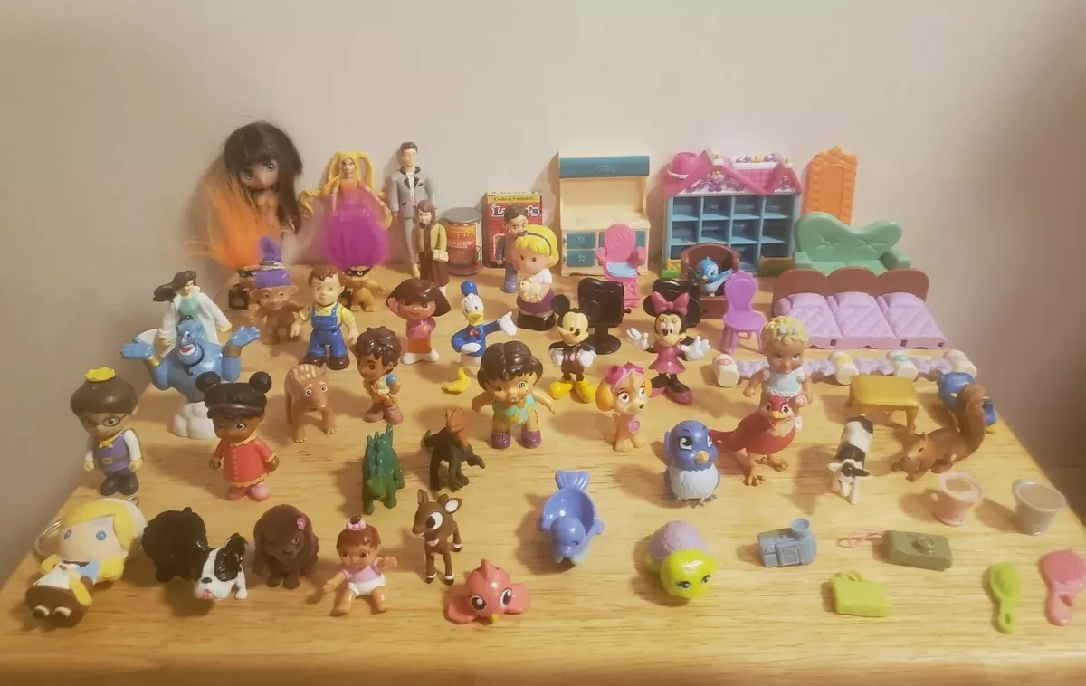 Mixed Mini Girls Toy Lot Figures Some Mattel & More