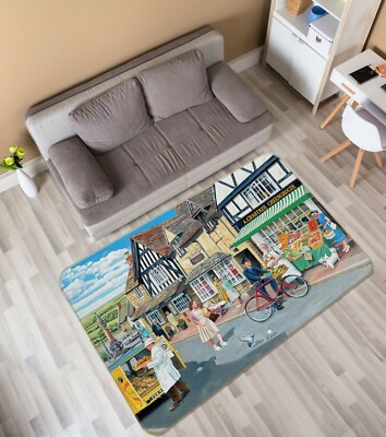 3D Harvest Lunch 1078 Trevor Mitchell Rug Non Slip Rug Mat
