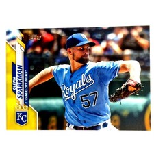 Glenn Sparkman 2020 Topps Series 2 Yellow Walgreens Parallel #679 Royals