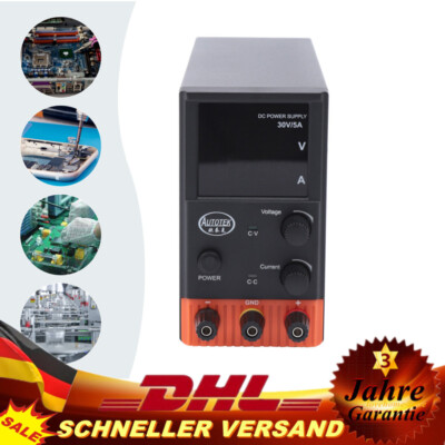 Labornetzgerät Einstellbar Netzteil DC Stabilisiert Power Supply 0-5A 0-30V