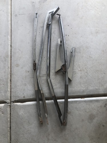 1967-68 Porsche Soft Window Targa Door Window Frames SWB 911/912