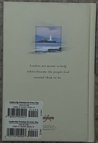 LEADERSHIP PROMISES FOR EVERY DAY: PROMISES FOR EVERY DAY John C. Maxwell NEW HC - Picture 3 of 3