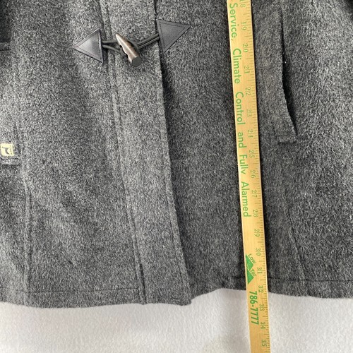 PERUVIAN LINK Jacket Womens XL Alpaca Toggle Duffle Parka Coat Full Zip Gray - Picture 17 of 21