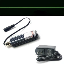 532nm 50mW green line laser diode Locator module with 5V adapter 25x75mm