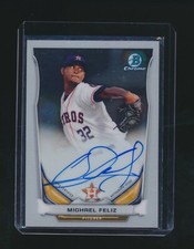 MICHAEL FELIZ 2014 BOWMAN CHROME AUTO #BCAP-MF