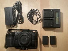 Blackmagic Pocket Cinema Camera 4k, Small Rig Cage, Batteries And Charging Dock