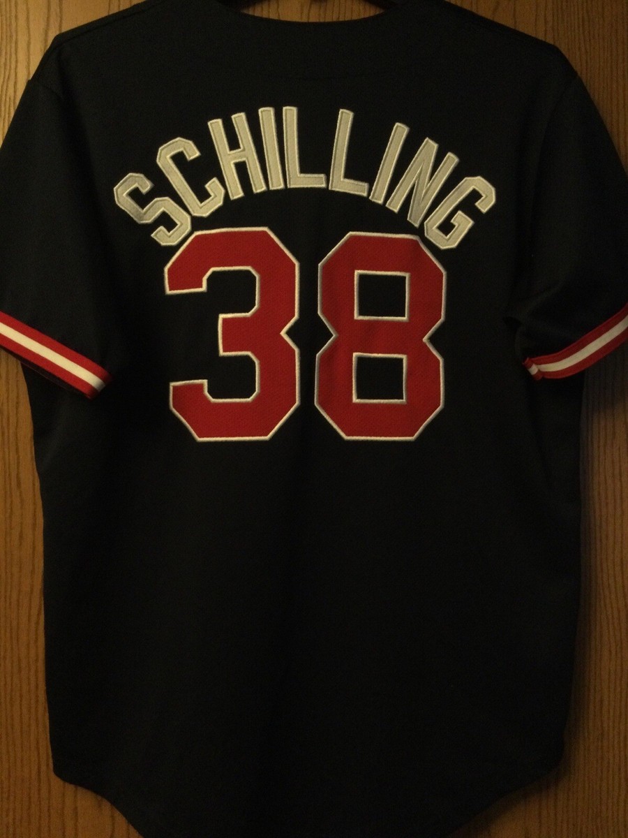 REDSOX レッドソックスマジェスティック SCHILLING38ユニフォーム Curt Schilling #38 - Boston Red Sox - Blue Jersey