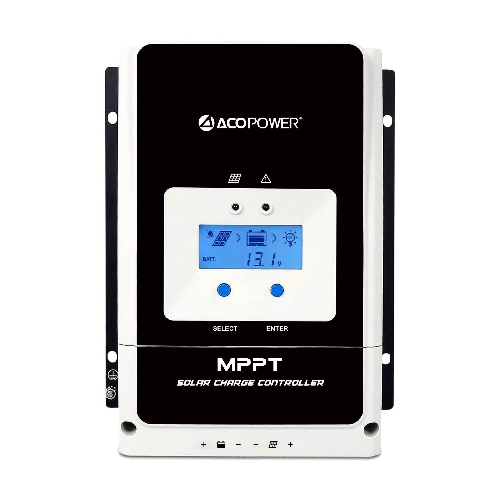 50A MPPT Solar Charge Controller With LCD Display