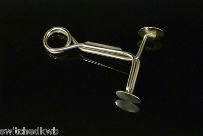 MOHR'S SCHLAUCHSCHELLE, MOHR'S SCHLAUCHSCHELLE - MESSINGSCHELLE VERNICKELT - 15 MM