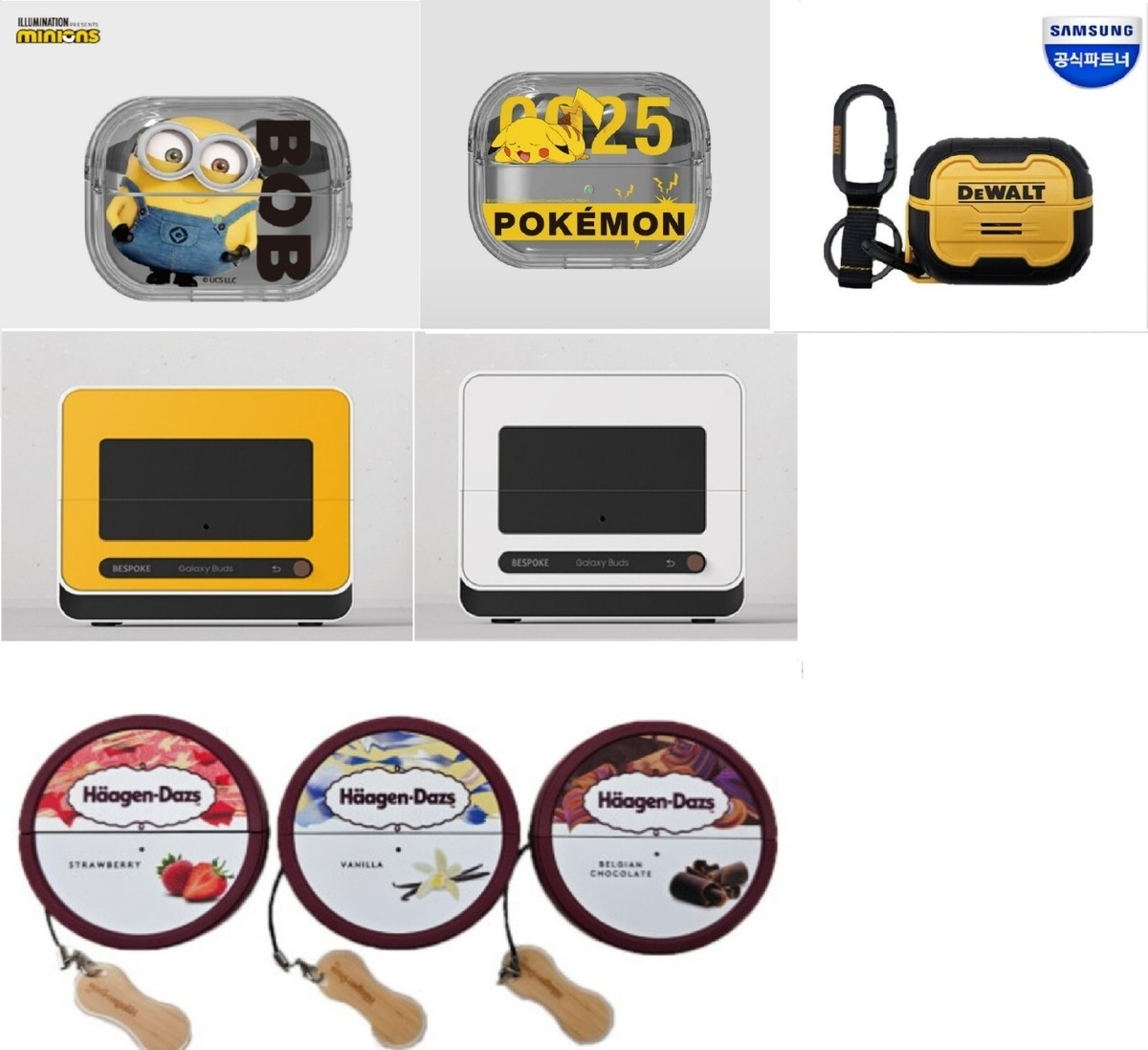 Samsung Galaxy Buds 3 Pro Case Cover Minions BOB Dewalt