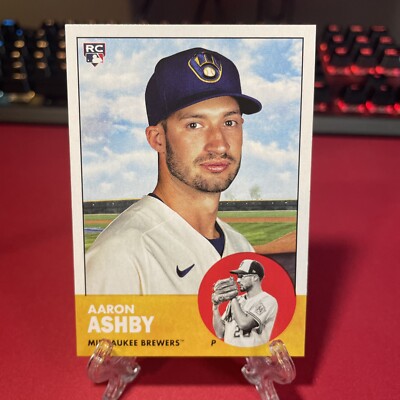 2022 Topps Archives Aaron Ashby Rookie Card #56 Milwaukee Brewers