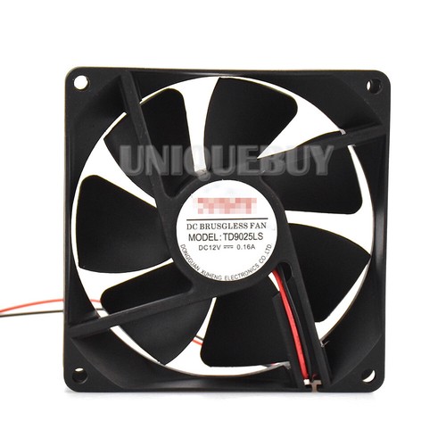 For TONON TD9025LS 12V 0.16A 9025 2pin 90*90*25mm Hydraulic Mute Cooling fan