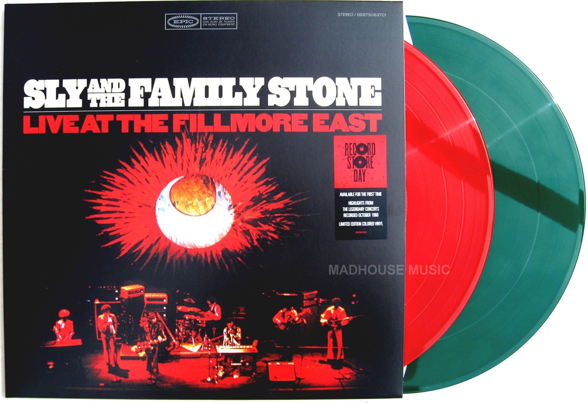 SLY and THE FAMILY STONE LP x 2 Live at the Fillmore RECORD