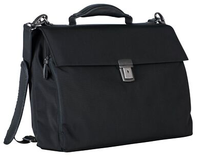 LEONHARD HEYDEN Soho Briefcase 2 Compartment Aktentasche Tasche Black