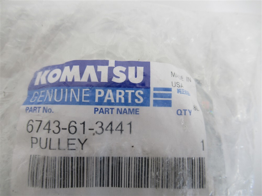 6743 Postcode Komatsu 6743-61-3441 Pulley Idler for sale online | eBay