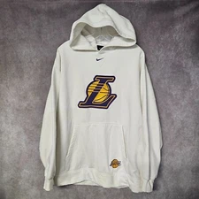 Vintage Y2K Nike Center Swoosh Los Angeles Lakers Sweatshirt Hoodie Mens L Kobe
