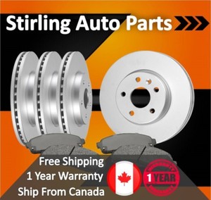 2013 2014 2015 for Subaru XV Crosstrek Front /& Rear Brake Rotors /& Ceramic Pads