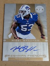 Nigel Bradham 2012 Panini Totally Certified Autograph - 18/25 Made !!  HARD FIND