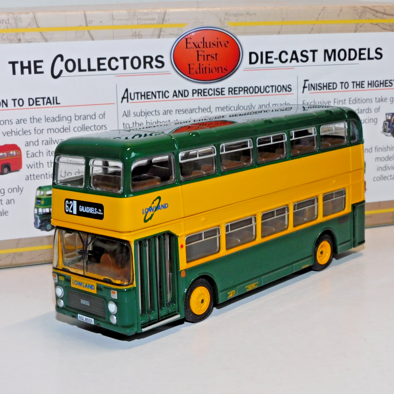 EFE BRISTOL VR BUS LOWLAND SCOTTISH ROUTE 62 GALSHIELS 1/76 20449
