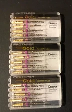 3 x Dentsply ProTaper Gold Files Assorted S1 25mm