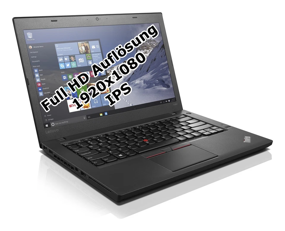 Lenovo ThinkPad T460s i5 6300U 2,3GHz 12GB 128GB SSD 14" Win 10 Pro IPS 1920x108