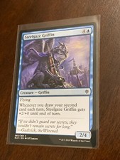 Magic the Gathering Throne of Eldraine Steelgaze Griffin