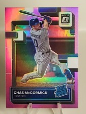2022 OPTIC RATED ROOKIE PINK PRIZM CHAS MCCORMICK RC HOUSTON ASTROS #70