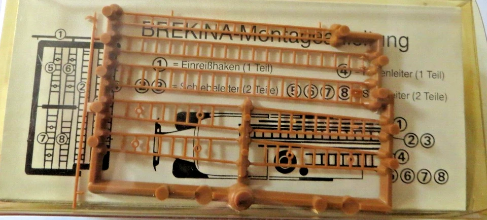 BREKINA H0 44254 Modello Auto MB L4500 S LF25 Rosso Rubino Nuovo IN Conf. Orig. - Immagine 2 di 2