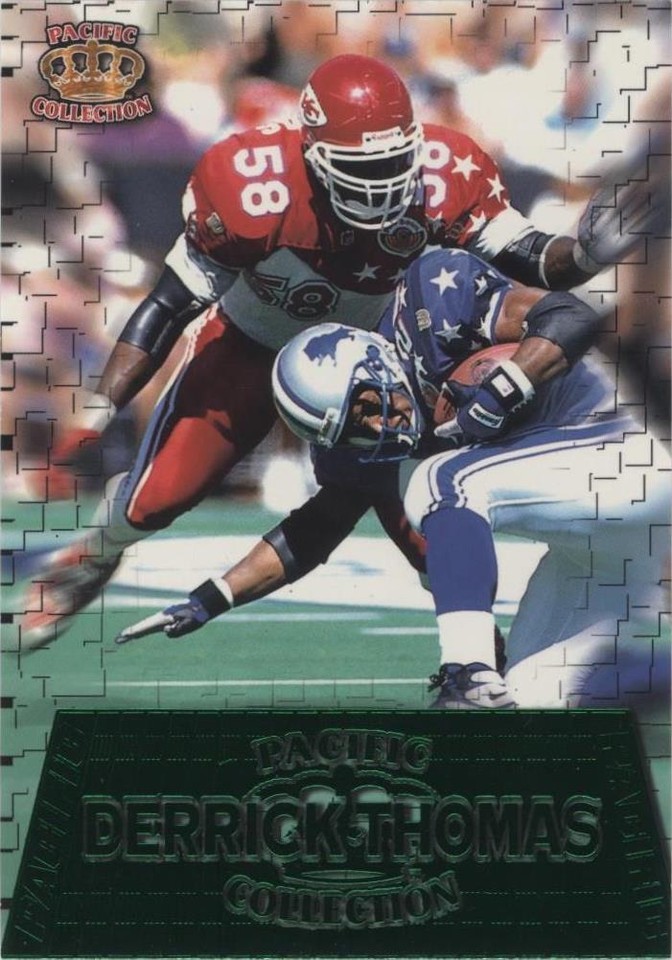 1996 Pacific Pure NFL Gridiron Derrick Thomas #GG-25 - 1 of 2
