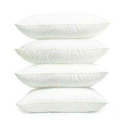 LINEN EMPIRE UK New Extra Bouncy Luxury Bounce Back Hollowfibre Filling Pillows 1, 2 & 4 Pack UK