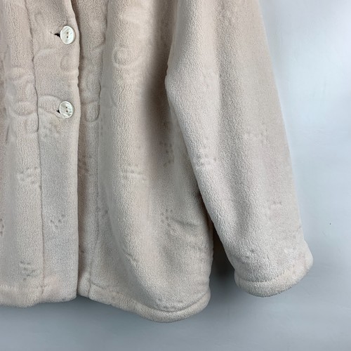 Stan Herman Vintage Jacket Beige Collared Buttons Pockets 3/4 Sleeve Size S - Picture 7 of 8