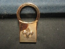 Scout Emblem Metal Rectangle Shaped Key Ring BM12