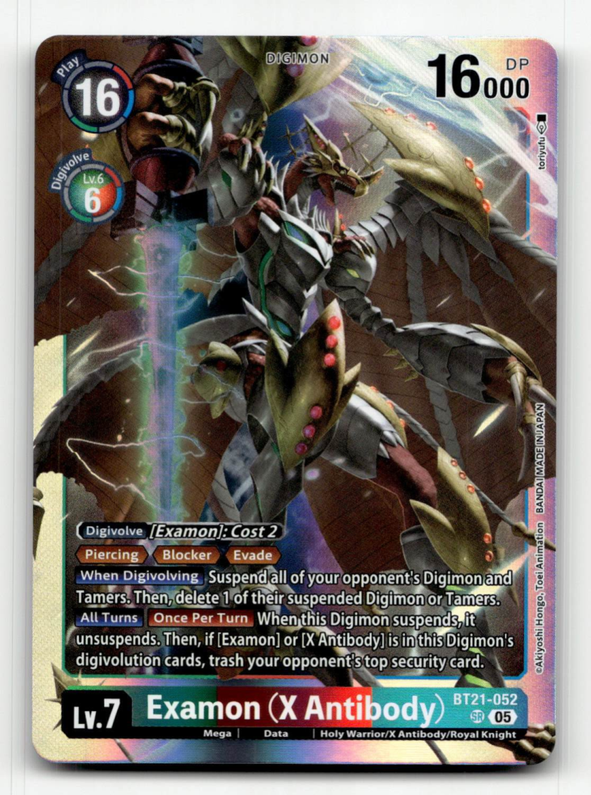Digimon World Convergence Super Rare Examon Bt21-052 (X Antibody)