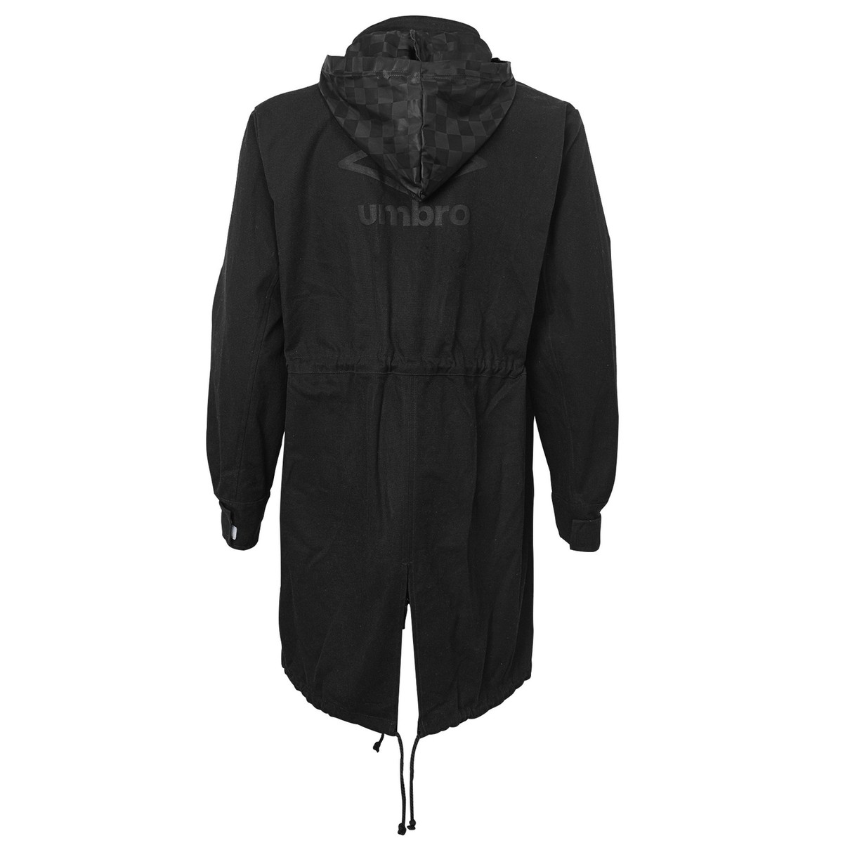 Umbro Men's Hidden Hood Fish Tail Rain Jacket