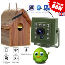 Green WiFi Bird Box Camera – 1920P HD, Night Vision, 2.8mm Lens, RTSP, Audio, IP